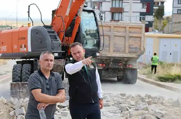 Çivril TOKİ’ye konforlu ulaşım için ilk adım
