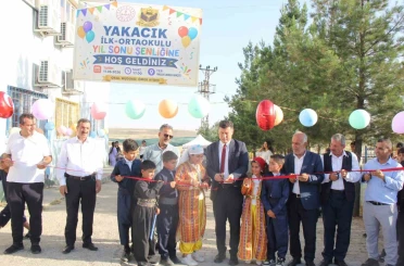Cizre Yakacık İlk ve Ortaokulunda yıl sonu şenliği 