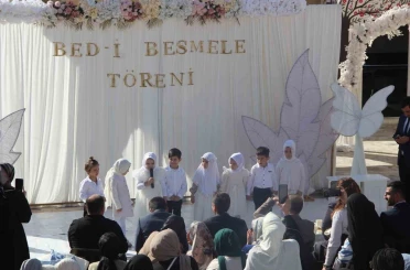 Cizre’de minik kalpler ’Bed-i Besmeleyle’ eğitime başladı 