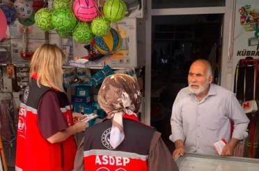 Çocuk işçiliğine karşı esnafa bilgilendirme 