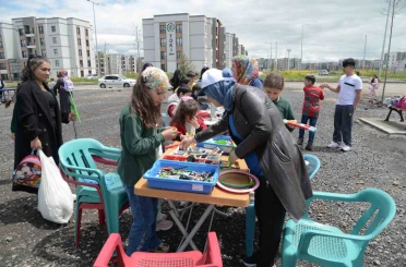 Çocuklar sokakta sporla buluştu 