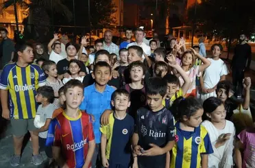 Çocukların futbol sahası hayali gerçek oldu
