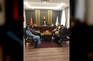 Çölyaklılar Edremit de Kaymakam Odabaş’ı ziyaret etti 