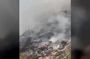 Çöp döküm alanındaki yangın ormana sıçradı 