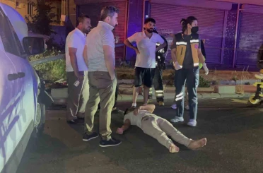 Çorlu’da aydınlatma direğine çarpan araç hurdaya döndü 