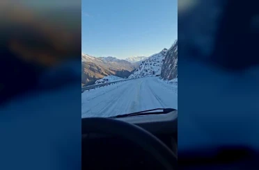 Çoruh vadisi buz pistine döndü 