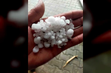 Çorum’da dolu yağışı etkili oldu 