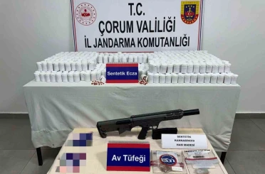 Çorum’da jandarma ekiplerinden uyuşturucu operasyonu: 5 gözaltı 