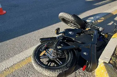 Çorum’da minibüsün çarptığı elektrikli bisikletli çocuk yaralandı
