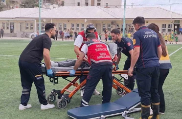 Çorum’da parmağı kopan çocuk için helikopter ambulans havalandı 