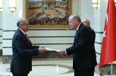 Cumhurbaşkanı Erdoğan, 4 ülkenin büyükelçisini kabul etti 