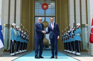 Cumhurbaşkanı Erdoğan, Finlandiya Cumhurbaşkanı Stubb ile görüştü 
