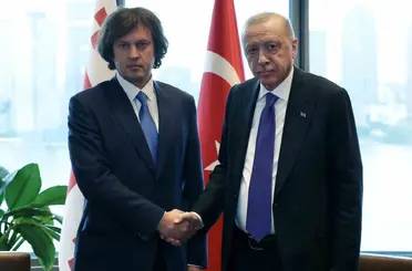 Cumhurbaşkanı Erdoğan, Gürcistan Başbakanı Kobakhidze ile görüştü
