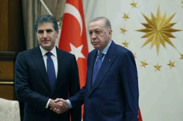 Cumhurbaşkanı Erdoğan, IKBY Başkanı Barzani’yi kabul etti 