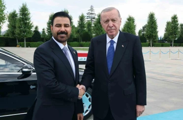 Cumhurbaşkanı Erdoğan, Irak Başbakanı Zeydi’yi törenle karşıladı 