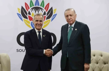 Cumhurbaşkanı Erdoğan, Kanada Başbakanı Carney ile bir araya geldi 