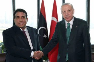 Cumhurbaşkanı Erdoğan, Libya Başkanlık Konseyi Başkanı El-Menfi ile görüştü 