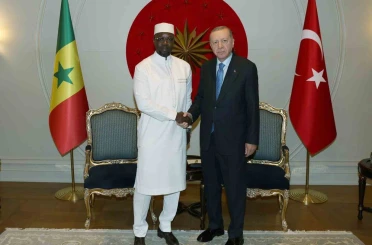 Cumhurbaşkanı Erdoğan, Senegal Başbakanı Sonko’yu kabul etti 