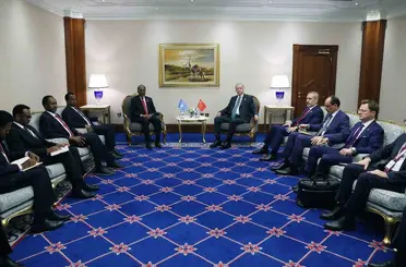 Cumhurbaşkanı Erdoğan, Somali Cumhurbaşkanı Şeyh Mahmud ile görüştü
