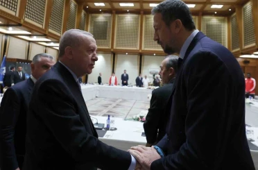 Cumhurbaşkanı Erdoğan, Türkiye A Milli Erkek Basketbol Takımını kabul etti 