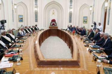 Cumhurbaşkanı Erdoğan, Umman’da heyetlerarası toplantıya başkanlık etti 