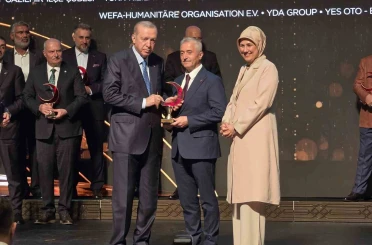 Cumhurbaşkanı Erdoğan’dan Tahmazoğu’na birincilik ödülü 