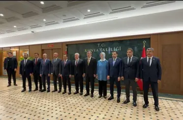 Cumhurbaşkanı Yardımcısı Cevdet Yılmaz Konya'ya geldi