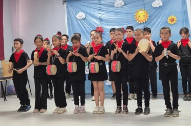 Cumhuriyet İlkokulu öğrencilerinden sanat dolu gösteri 