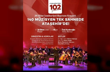 Cumhuriyetin 102. yılında 140 müzisyen aynı sahnede buluşuyor 