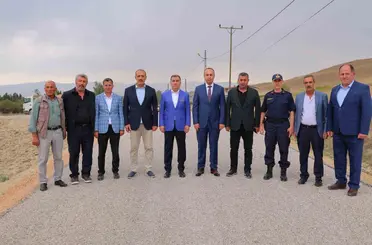 Danişment-Yolaltı bağlantı yolunda yapılan çalışmalar incelendi
