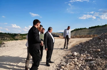 Darende Millet Bahçesi’nde çalışmalar yerinde incelendi 