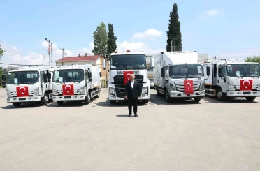 Darıca Belediyesinin araç filosuna 5 yeni hizmet aracı eklendi 