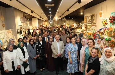 Darıca’da KİGEM kursiyerlerinin yıl sonu sergisi açıldı 