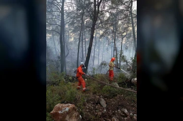 Datça MAG AME ekipleri Göcek’teki orman yangınına destek verdi 