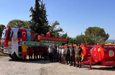 Demirci’de orman yangınlarına karşı 3 tonluk güç
