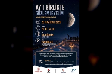 Denizli Bilim Merkezinden gökyüzü tutkunlarına özel etkinlik 