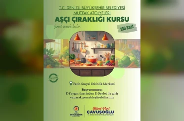Denizli Büyükşehir geleceğin şeflerini yetiştirecek 
