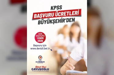 Denizli Büyükşehir KPSS sınav ücreti desteği verecek 