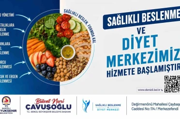 Denizli Büyükşehir ücretsiz diyetisyen hizmeti sunuyor 