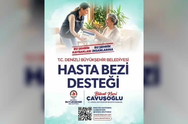 Denizli Büyükşehir zor günlerde ailelerin yanında 