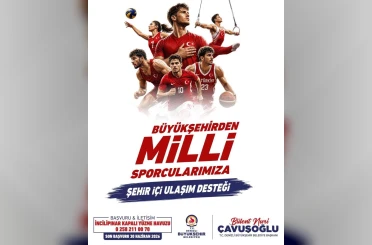 Denizli Büyükşehirden milli sporculara ücretsiz ulaşım desteği 