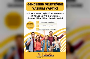 Denizli’de Eğitimde Fırsat Eşitliği Projesi ile 5 bin gence ulaştı 
