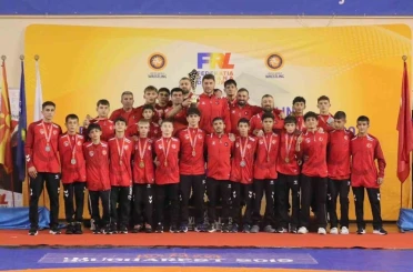 Denizlili güreşçiler Balkanları fethetti 