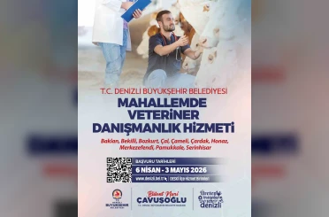Denizli’nin veteriner danışmanlık hizmeti projesinde yeni dönem başlıyor 