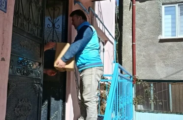 Derebucak'ta yardım kolileri ihtiyaç sahiplerine ulaştırıldı