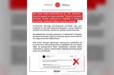 Dezenformasyonla Mücadele Merkezi’nden lisedeki saldırıda ‘delillerin karartıldığı’ iddiasına yalanlama 