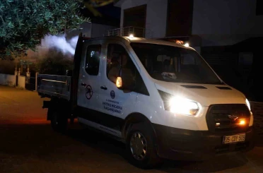 Didim Belediyesi ilaçlama çalışmaları sürüyor 