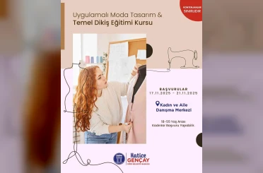 Didim Belediyesi’nden kadınlara özel moda tasarım ve dikiş eğitimi 