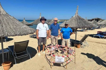Didim’de 5 yıl sonra aynı plaja dönen caretta yeniden yuva yaptı 