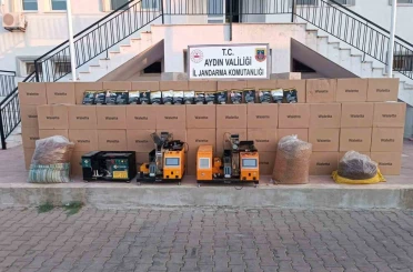 Didim’de kaçak tütün operasyonu 